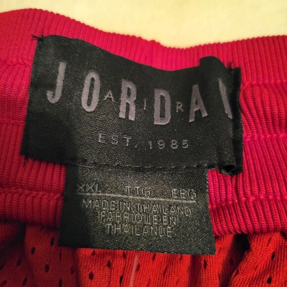Nike - Air Jordan Red Basketball Shorts Dry Fit Size XXL - Picture 4 of 13